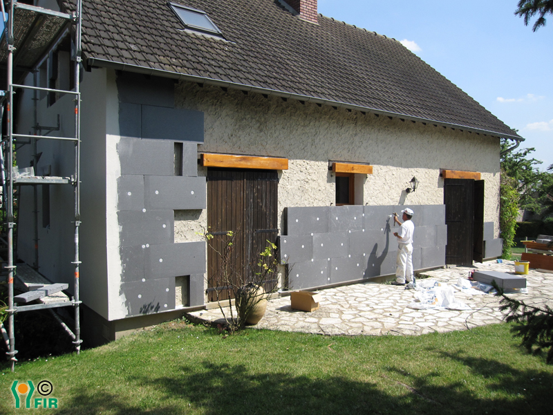 Isolation extérieure maison Pouzay